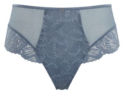 Panache Raciance Deep Brief Steel Blue Deep brief with high leg cut. 38-46 10464-STE