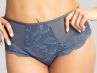 Panache Raciance Deep Brief Steel Blue-thumb Deep brief with high leg cut. 38-46 10464-STE