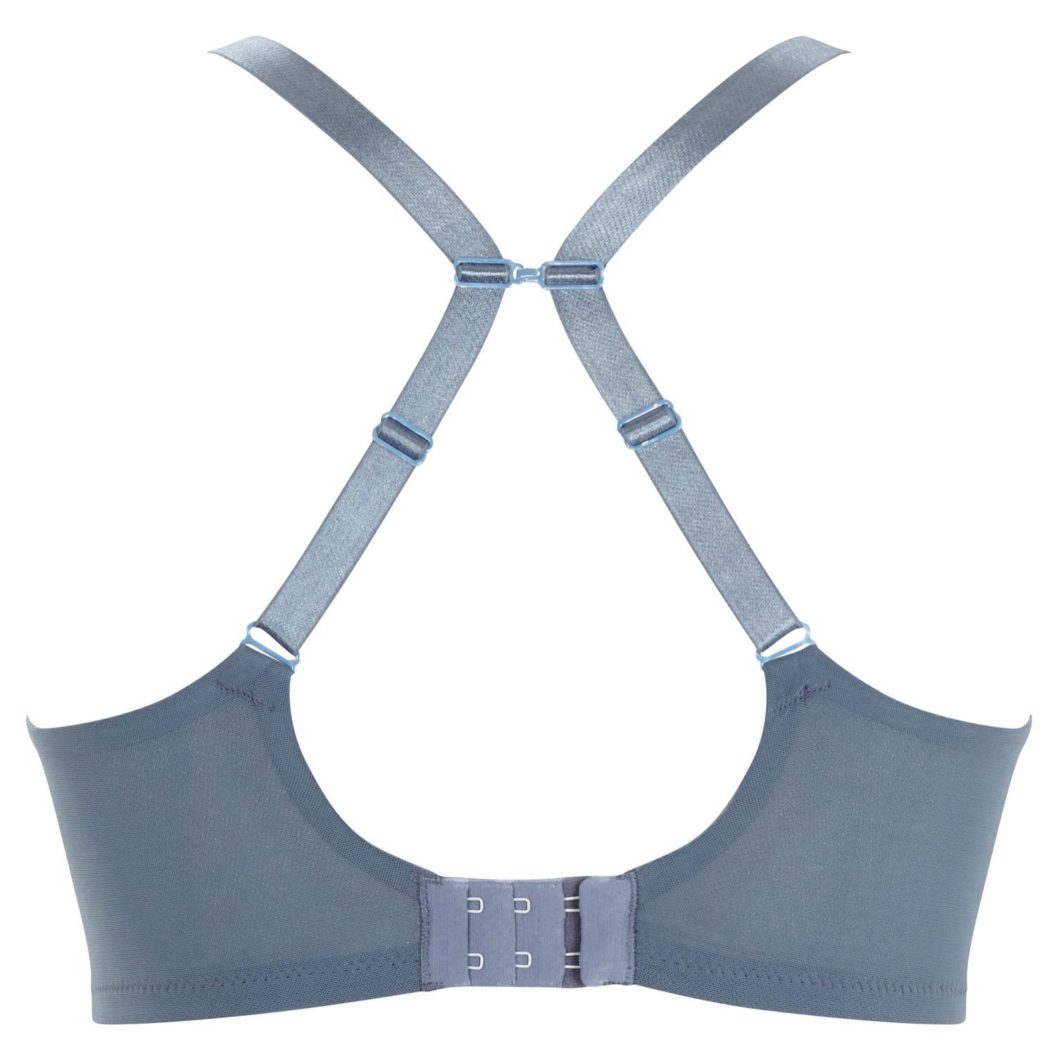 ICANIWILL NIMBLE BRA - Medium support sports bra - steel blue/blue-grey 