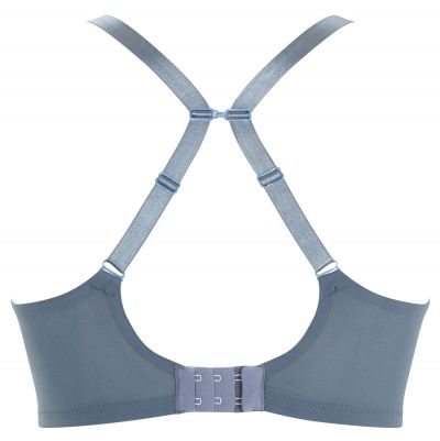 Panache Radiance UW Moulded Non Padded Bra Steel Blue Underwired, moulded, non-padded t-shirt bra. 70-85, DD-H 10461-STE