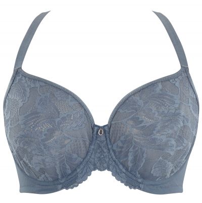 Panache Radiance UW Moulded Non Padded Bra Steel Blue Underwired, moulded, non-padded t-shirt bra. 70-85, DD-H 10641-STE