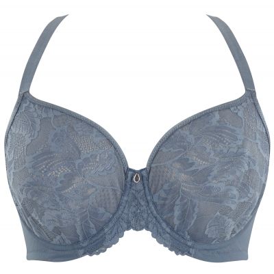 Panache Radiance UW Moulded Non Padded Bra Steel Blue Underwired, moulded, non-padded t-shirt bra. 70-85, DD-H 10461-STE