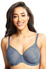 Ava Lingerie Demi N°03 Soft Bra Topaz Blue  Lumingerie bras and underwear  for big busts