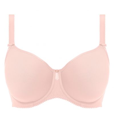 Fantasie Rebecca Essentials UW Spacer Bra Blush Full cup, smooth, moulded, unpadded bra with underwires 65-90, D-K FL101310-BLH