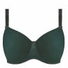 Fantasie Rebecca Essentials UW Spacer Bra - Forest Green-thumb Full cup, smooth, moulded, unpadded bra with underwires. 65-90, D-K FL101310-FOG