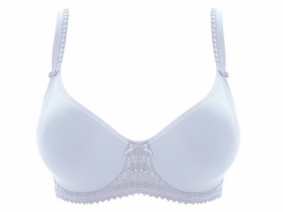 Fantasie Rebecca T-Shirt Bra White Underwired moulded t-shirt bra with thin spacer foam padding 65-90, E-K FL2024-WHE