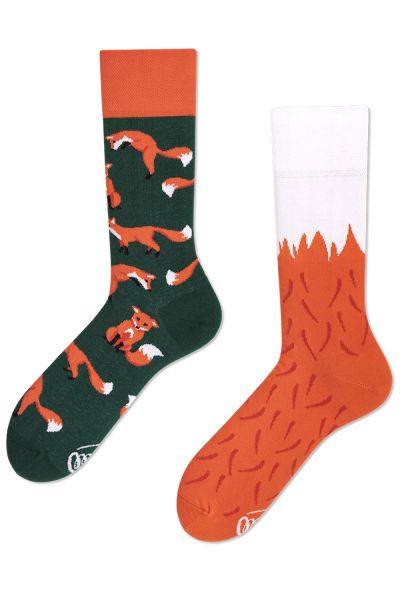 Many Mornings  The Red Fox Regular Socks 1 pair  35-38, 39-42, 43-46 R81