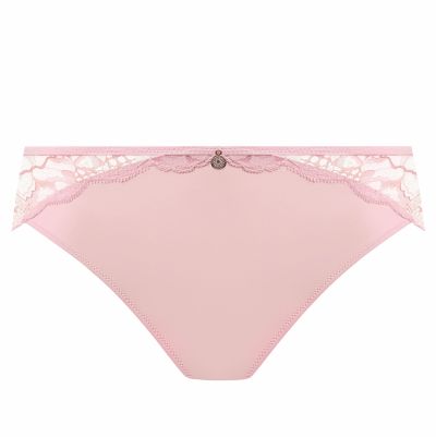 Fantasie Reflect Midi Brief - Soft Pink Midi brief with lace decorations. XS/36 - 2XL/46 FL101850-SOK