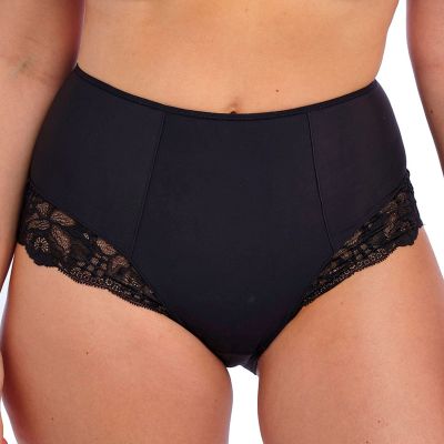 Fantasie Reflect High Waist Control Brief - Black High waist brief with light tummy support. XS/36 - 2XL/46 FL101852-BLK