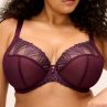Elomi Reja UW Plunge Bra - Fig-thumb Underwired, full cup plunge bra. 70-100, E-O EL303102-FIG