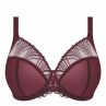 Elomi Reja UW Plunge Bra - Fig-thumb Underwired, full cup plunge bra. 70-100, E-O EL303102-FIG