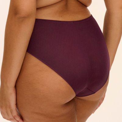 Elomi Reja Midi Brief - Fig Midi Brief to match your Reja bra. S/38 - 4XL/50 EL303150-FIG