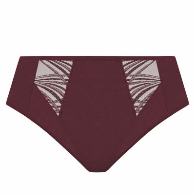 Elomi Reja Midi Brief - Fig Midi Brief to match your Reja bra. S/38 - 4XL/50 EL303150-FIG