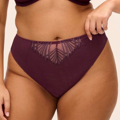 Elomi Reja Brazilian Brief - Fig Brazilian Brief to match your Reja bra. S/38 - 4XL/50 EL303155-FIG