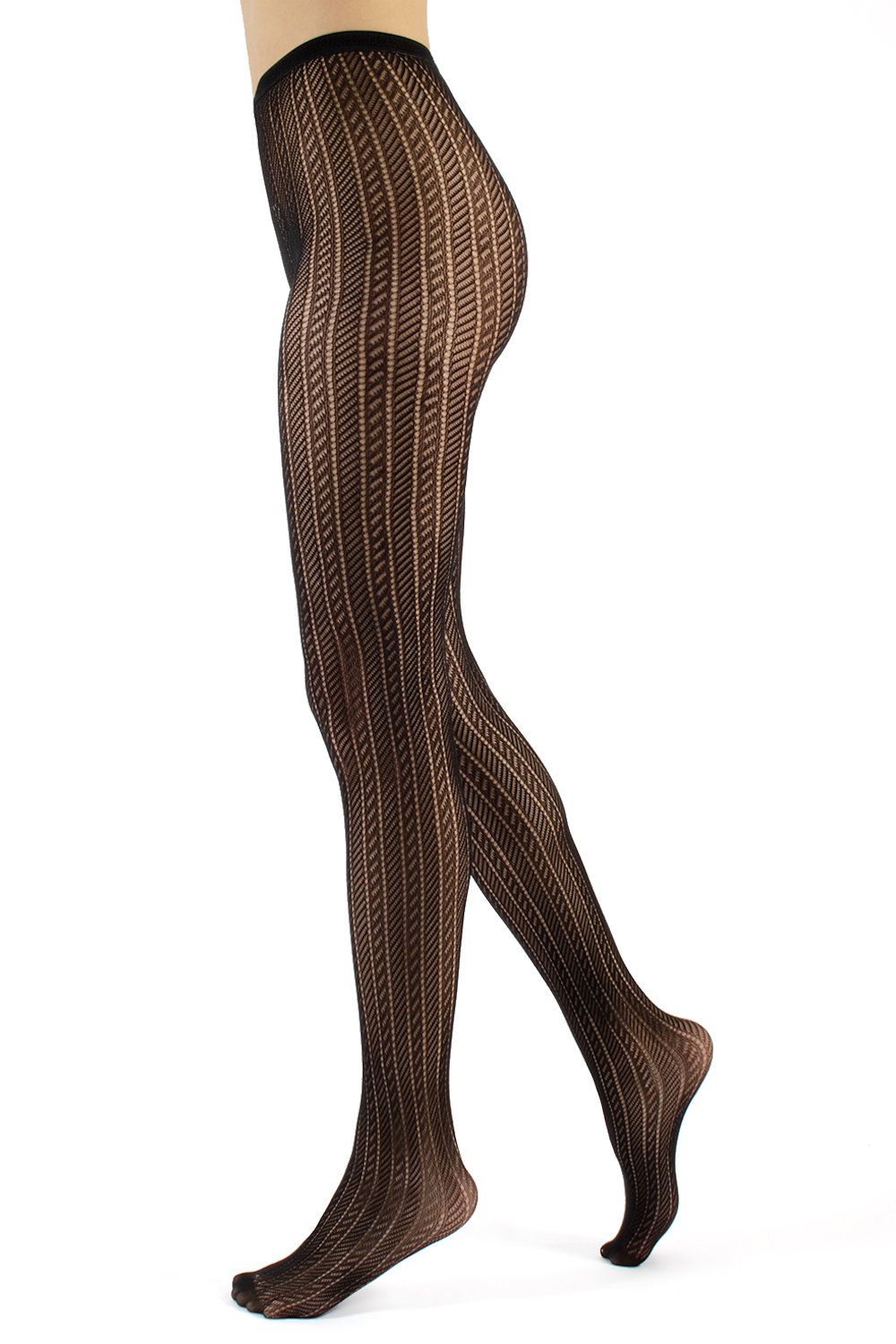 Cette Ribbed Fishnet Lace Tights  Lumingerie bras and underwear for big  busts