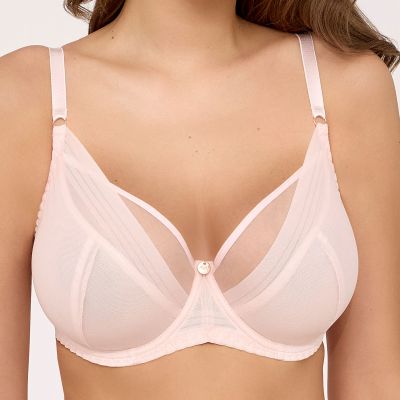 Ava Lingerie Ritual UW Soft Bra - Powdery Pink Underwired, soft cup bra with double layered cups. 70-100, D-L AV2231-POW