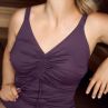 Plaisir Riviera NW Ruched Front Swimsuit - Nairobi Purple-thumb Swimsuit with built-in cups. 42-56, C-H T0069-27/NAI