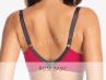 Gaia Lingerie Rose Soft Bra Raspberry-thumb Underwired, soft cup bra with side support 65-105, D-L BS-1115-MAL-S16/SMX16