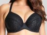 Sculptresse by Panache Roxie Plunge Bra Black-thumb Underwired, non-padded plunge bra 75-105, D-J 9586-BLK