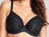 Sculptresse by Panache Roxie Plunge Bra Black-thumb Underwired, non-padded plunge bra 75-105, D-J 9586-BLK