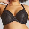 Sculptresse by Panache Roxie Plunge Bra Black-thumb Underwired, non-padded plunge bra. 75-105, D-M 9586-BLK