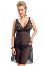 Roxy Babydoll Nightie Black