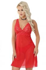 Roxy Babydoll Nightie Red