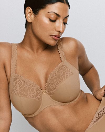 PrimaDonna Salerno UW Full Cup Bra - Candy Ginger Underwired, non-padded full cup bra with side support. 70-110, D-M 01635-30/35-CGI