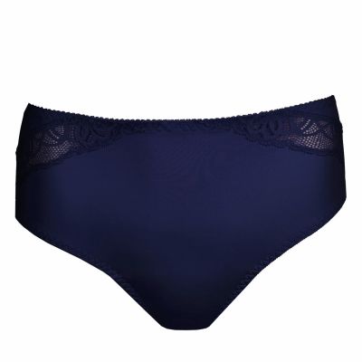 PrimaDonna Salerno Full Brief Midnight Blue Lace decorated full briefs to match with your Salerno bra. M/40 - 5XL/52 0563531-NAT
