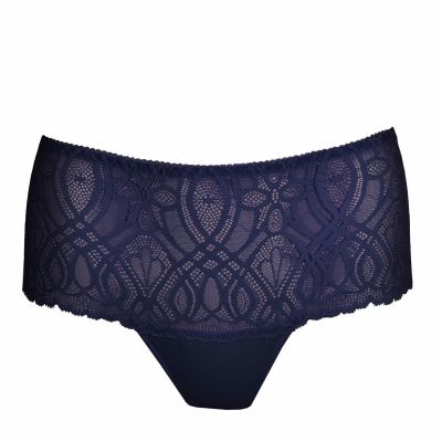PrimaDonna Salerno Luxury Thong Midnight Blue All lace brazilian thong to match with your Salerno bra. S/38 - 3XL/48 0663531-MID
