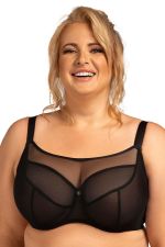 Salma UW Soft Crop Top Bra Black