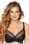 Gaia Lingerie Samira Soft Bra Black-thumb Underwired, soft cup bra with side support 65-105, D-L BS-874-CZA