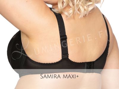 Gaia Lingerie Samira Soft Bra Black Underwired, soft cup bra with side support 65-105, D-L BS-874-CZA