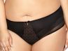 Gaia Lingerie Samira Briefs Black-thumb Midi brief with normal waist M/38 - 4XL/48 GFP-874-CZA