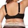 Gaia Lingerie Sandy Semi Soft Bra Black-thumb Underwired, semi soft bra 65-105, D-L BS-594-CZ2