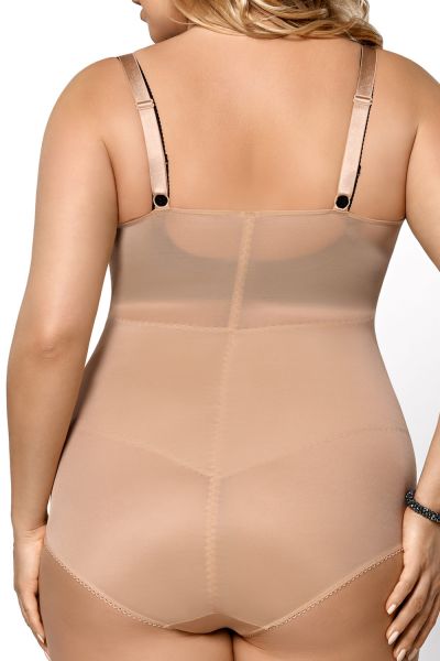 Gorsenia Sanremo Underbust Body Beige Shaper body with adjustable straps S-4XL K148-BEZ