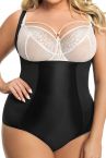 Gorsenia Sanremo Underbust Body Black-thumb Shaper body with adjustable straps S-4XL K148-CZA