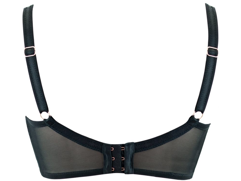 Scantilly by Curvy Kate Peek-A-Boo Balcony Bra Black by Scantilly ...