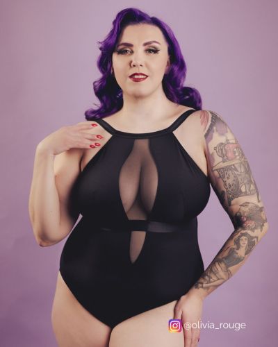 Scantilly by Curvy Kate Swerve NW Mesh Body - Black Nonwired mesh body with adjustable straps to fit EU E-L cups. S/36-38 - 2XL/52-54 ST040711-BLK
