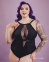 Scantilly by Curvy Kate Swerve NW Mesh Body - Black-thumb Nonwired mesh body with adjustable straps to fit EU E-L cups. S/36-38 - 2XL/52-54 ST040711-BLK