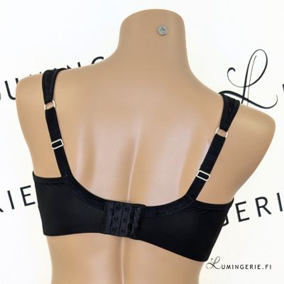 Sculptresse by Panache 9441B Activate UW Non-Padded Sports Bra Black Lace & Chalk Underwired, non-padded sports bra with racerback option. 75-105, D-O SCU-9441B-BLC