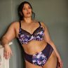 Sculptresse by Panache Arianna Full Cup Bra Damson Floral-thumb Underwired, non-padded full cup bra 75-105, D-H 10275-DAM