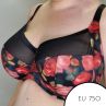 Sculptresse by Panache Bliss Full Cup Bra Rose Print-thumb Underwired non-padded full cup bra. 75-105, E-O 10685B-ROSE