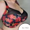 Sculptresse by Panache Bliss Full Cup Bra Rose Print-thumb Underwired non-padded full cup bra. 75-105, E-O 10685B-ROSE