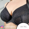 Sculptresse by Panache Roxie Plunge Bra Black-thumb Underwired, non-padded plunge bra 75-105, D-J 9586-BLK