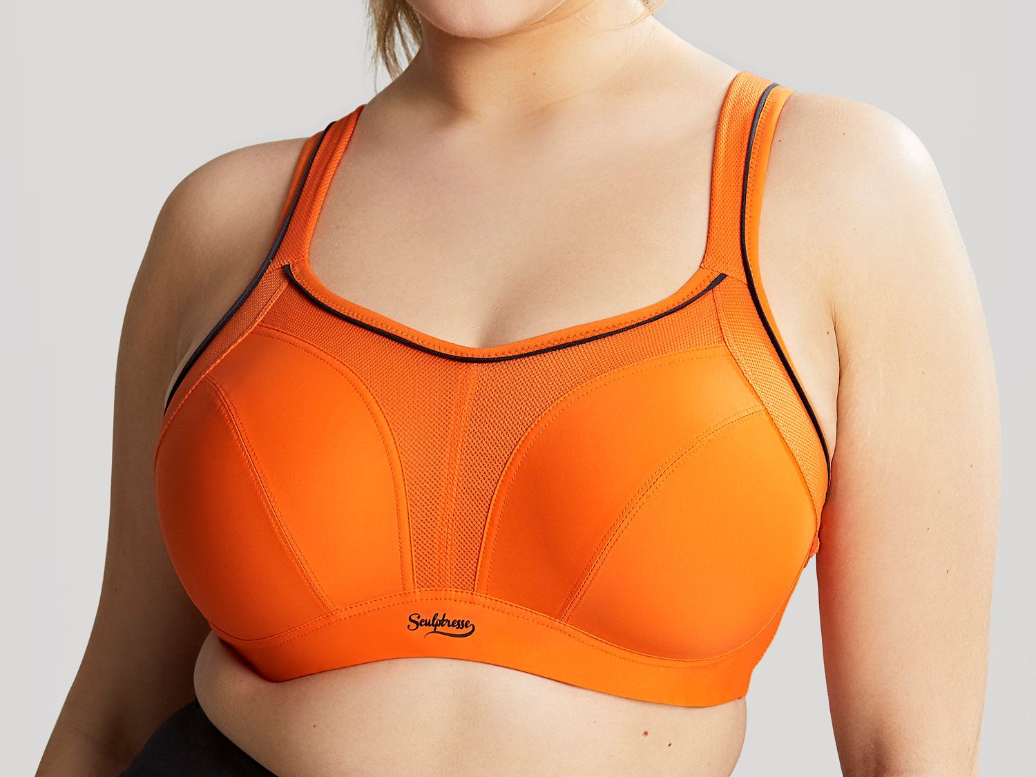 Sculptresse Non Padded Underwired Sports Bra - Mango - Curvy