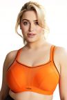 Sculptresse by Panache Sculptresse UW Non-Padded Sports Bra Mango-thumb Underwired, non-padded sports bra with racerback option 75-105, D-K SCU-9441-MAO