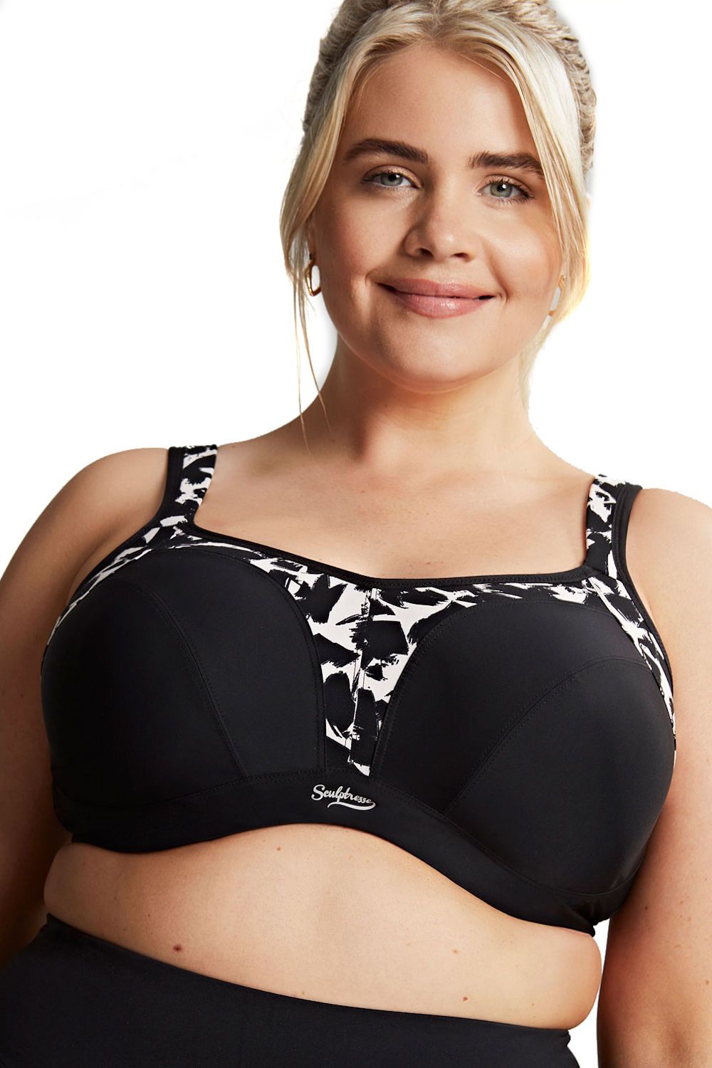 Sculptresse by Panache Sculptresse UW Non-Padded Sports Bra Monochrome