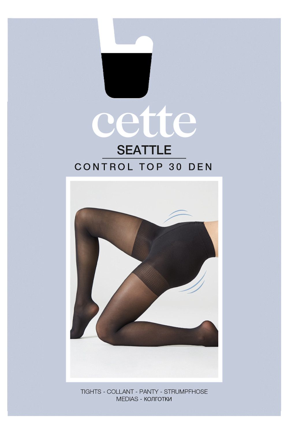 Cette Seattle Shaping Pantyhose Black 30 den