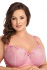 Nessa Selena Soft UW Bra Sherbet Pink-thumb Underwired non-padded lace balconnet 65-110, E-R SEL-N500-PNK
